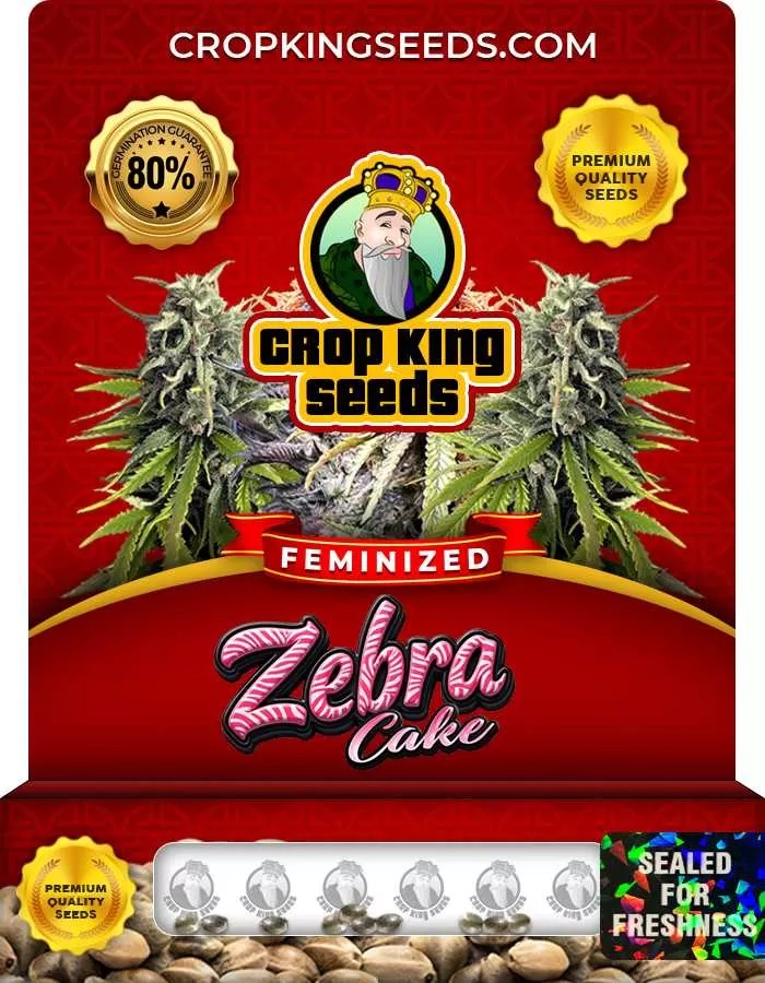 Zebra Cake Strain Feminized Marijuana Seeds