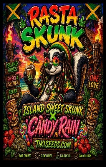 Rasta Skunk – Sweet Island Skunk x Candy Rain